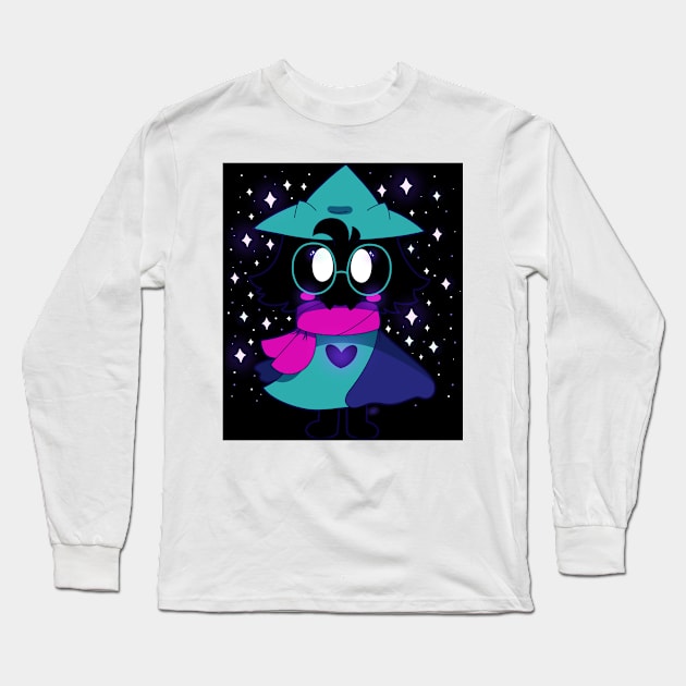 Ralsei! Long Sleeve T-Shirt by skeletaldomain